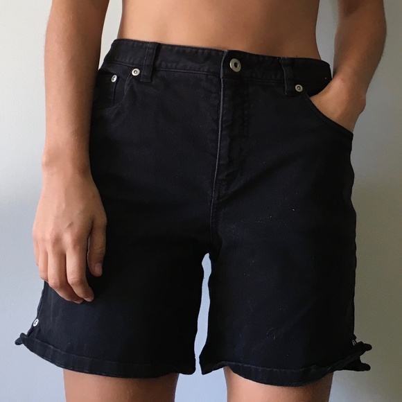 Black Jean Short - Picture 1 of 2